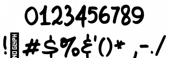 EasyNotes Font Alte caractere