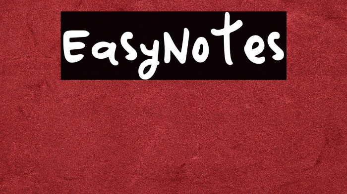 EasyNotes Example 3