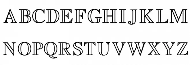 EasyOpenFace フォント 大文字