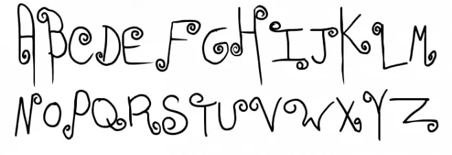 EasyRomance Schriftart Groß