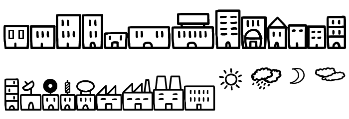 EasySkyline Font LOWERCASE