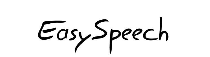 EasySpeech  font caratteri gratis