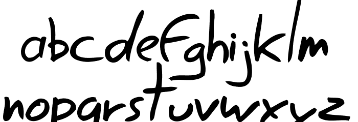EasySpeech Font LOWERCASE
