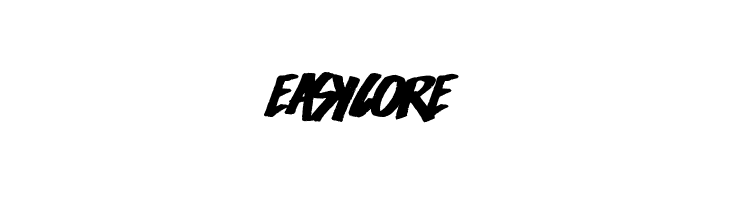 Easycore  Скачать бесплатные шрифты