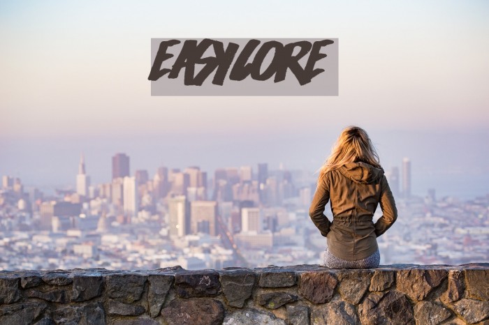 Easycore Font examples