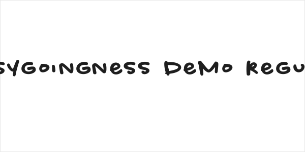 Easygoingness Demo Regular Logo