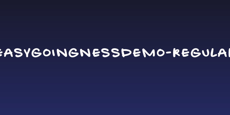 EasygoingnessDemo-Regular Social Header