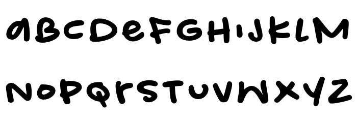 EasygoingnessDemo-Regular Font LOWERCASE