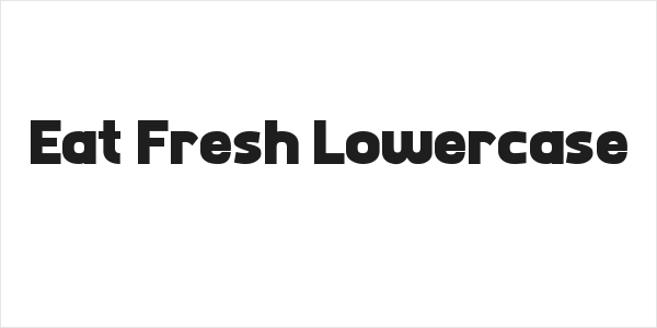 Eat Fresh Lowercase Logo