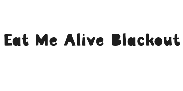 Eat Me Alive Blackout Logo