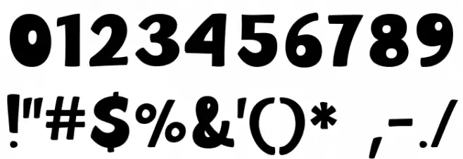 Eat Me Alive Font OTHER CHARS