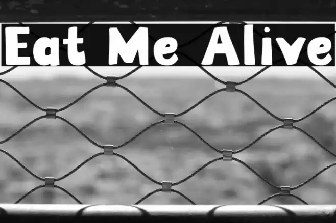 Eat Me Alive Font examples