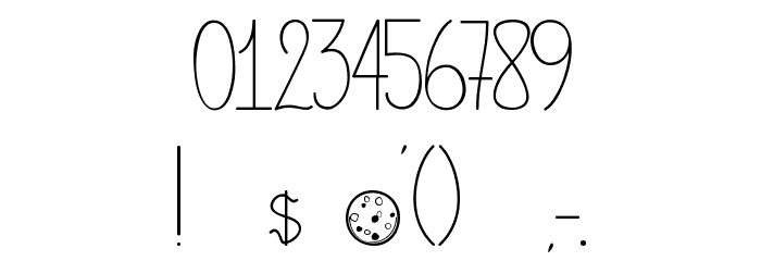 Eat My Cookie Font OTHER CHARS