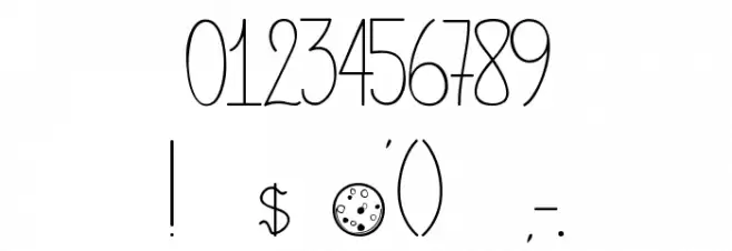 Eat My Cookie Font OTHER CHARS