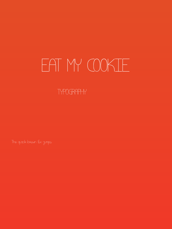 Eat My Cookie Poster