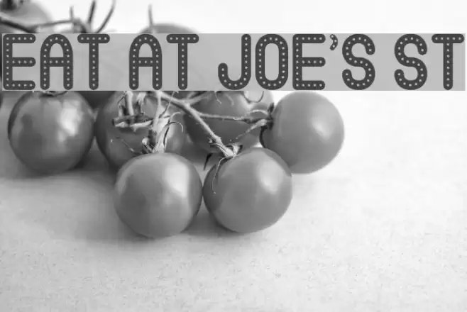 Eat at Joe's St Font examples