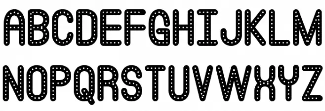 Eat at Joe's St خط أحرف صغيرة