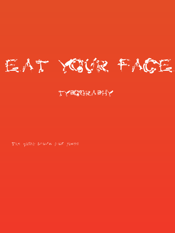 Eat your face with a spoon Poster
