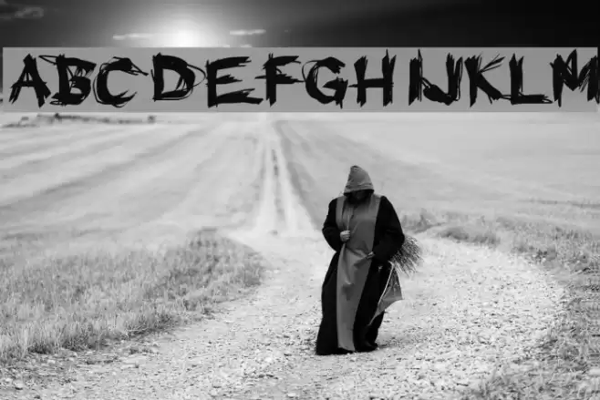 Eat your face Font examples