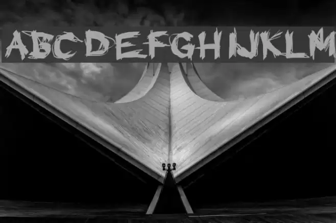 Eat your face Font examples