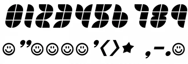 Eat your heart out Font OTHER CHARS