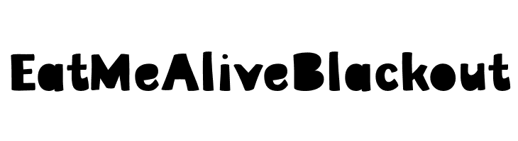 EatMeAliveBlackout 字体