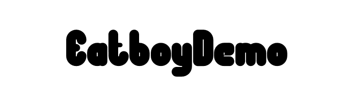 Eatboy Demo  フリーフォントのダウンロード