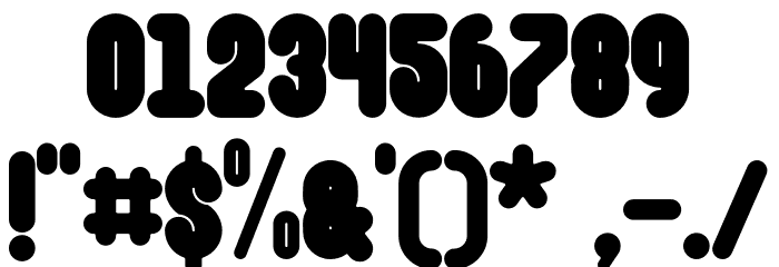Eatboy Demo Font OTHER CHARS