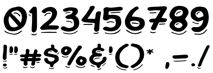 Eatday Schriftart Anderer Schreiben
