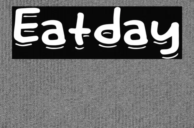 Eatday Font examples