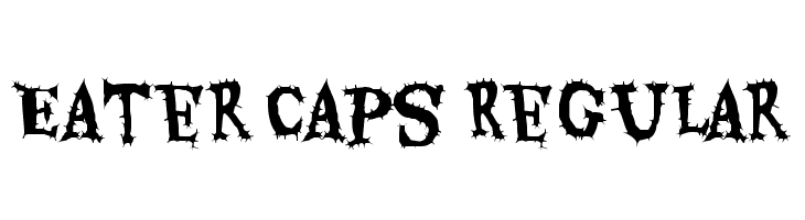 Eater Caps Regular  नि: शुल्क फ़ॉन्ट्स डाउनलोड