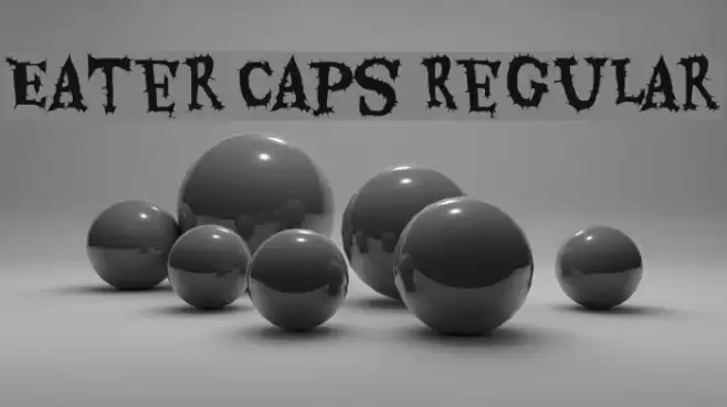 Eater Caps Regular Font examples