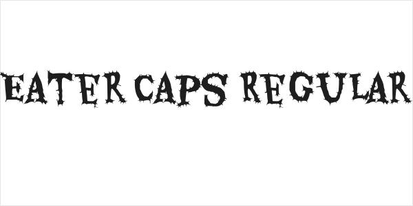 Eater Caps Regular Logo