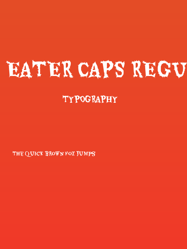 Eater Caps Regular Poster