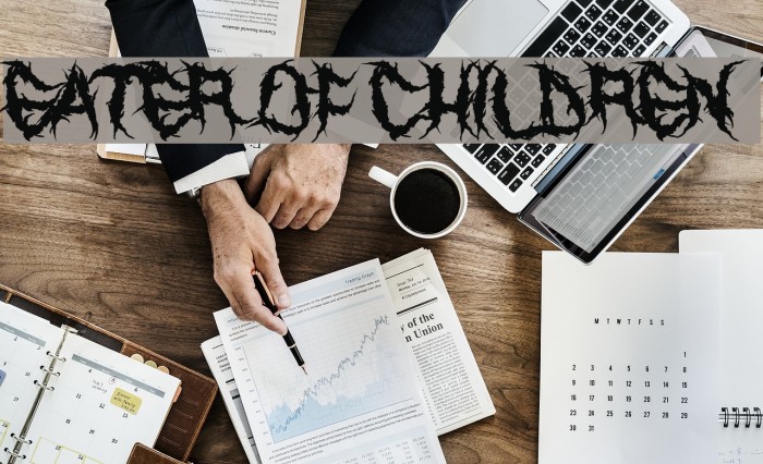 Eater of Children Font examples