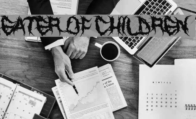 Eater of Children Schriftart examples