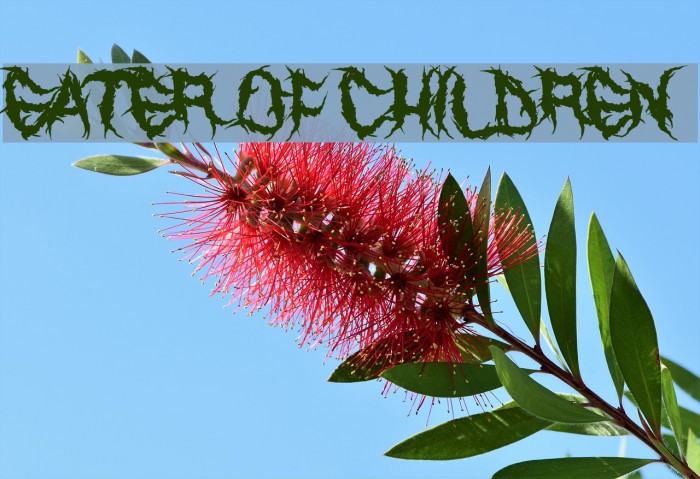 Eater of Children Font examples