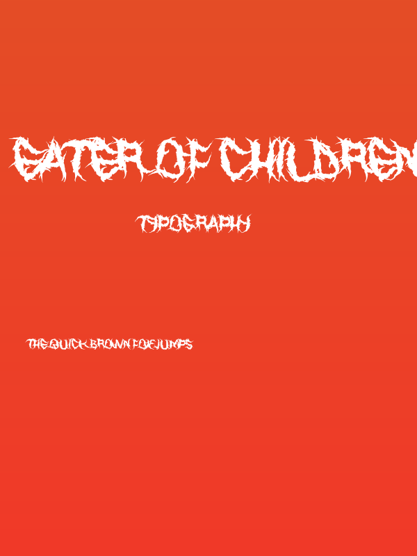 Eater of Children Poster