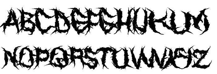 Eater of Children Font LOWERCASE