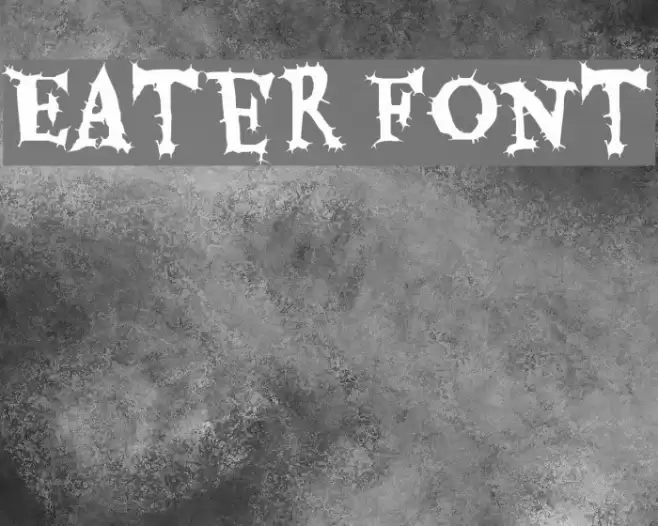 Eater Font examples