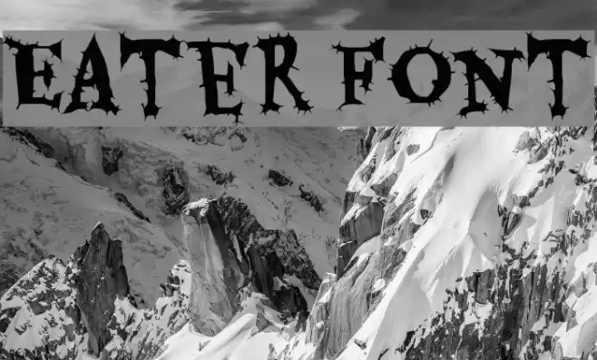 Eater Font examples