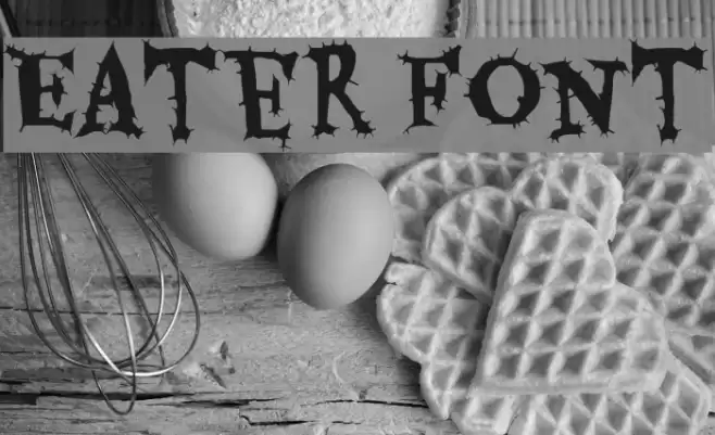 Eater Font examples