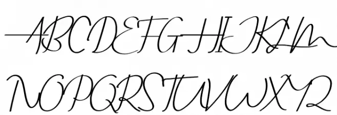Eathelyn Demo Schriftart Groß