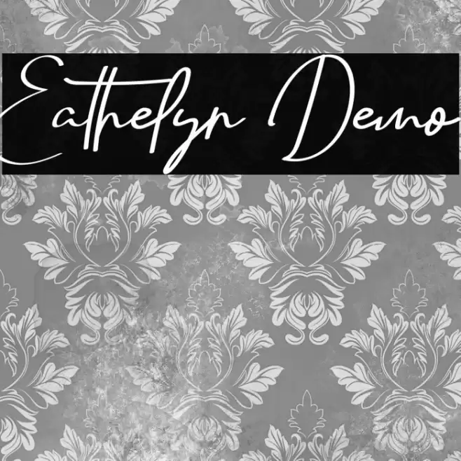 Eathelyn Demo Font examples