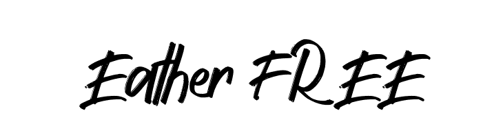 Eather FREE  नि: शुल्क फ़ॉन्ट्स डाउनलोड