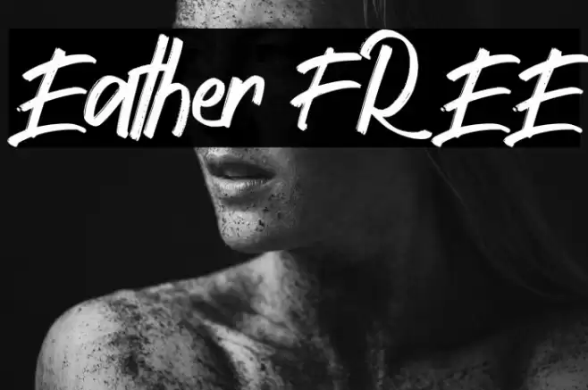 Eather FREE Font examples