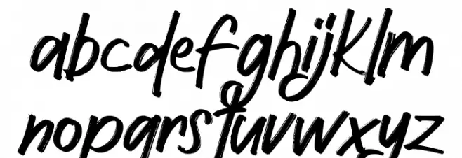 Eather FREE Font LOWERCASE