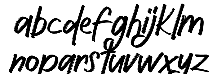 EatherFREE Font LOWERCASE