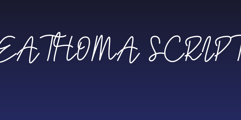 Eathoma Script Social Header