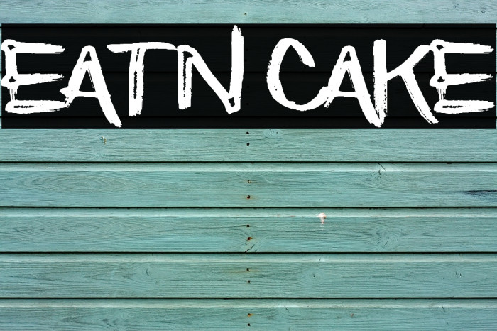 Eatn Cake Font examples